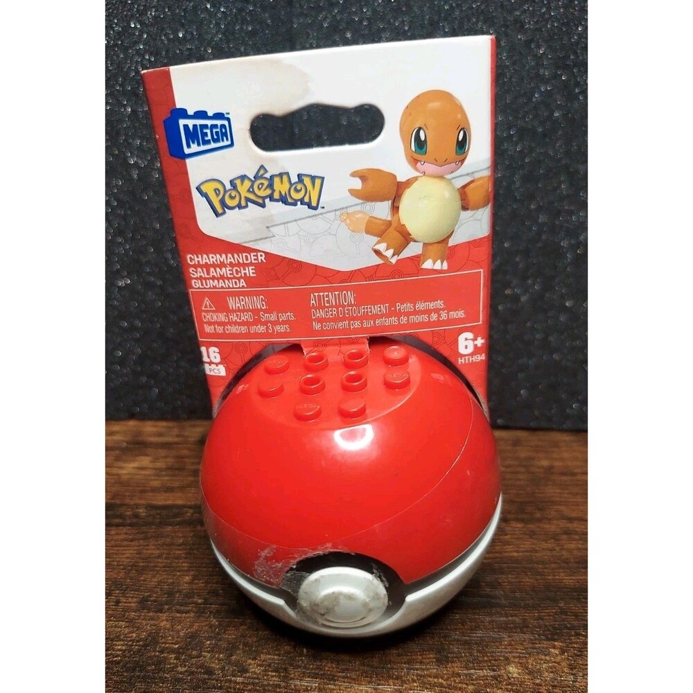 New Mega Construx Pokemon Poke Ball CHARMANDER 16pcs 2023